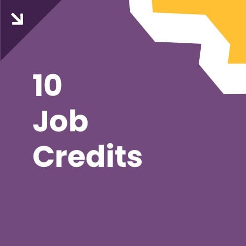 10 Job Credits banner
