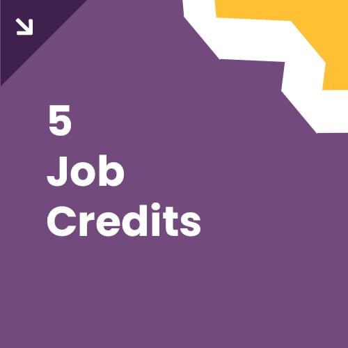 5 Job Credits banner