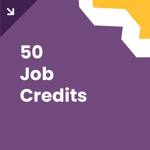 50 Job Credits banner